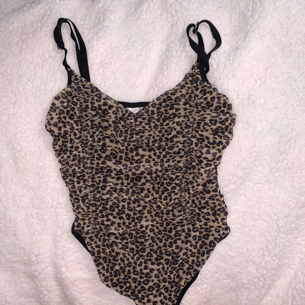 Cheetah print bodysuit